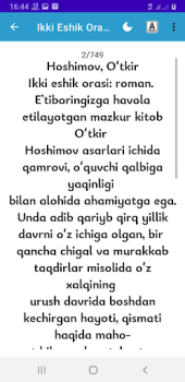 Descargar Ikki Eshik Orasi Libros y referencia para Android captura de pantalla 5