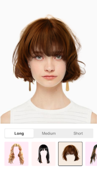Descargar Hairstyle Try On Color Changer Belleza para Android captura de pantalla 4