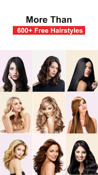 Descargar Hairstyle Try On Color Changer Belleza para Android captura de pantalla 5