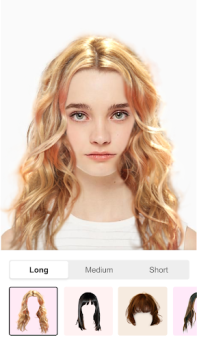 Descargar Hairstyle Try On Color Changer Belleza para Android captura de pantalla 6