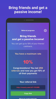 Descargar Smarty.Sale - кэшбэк с покупок Compras para Android captura de pantalla 2