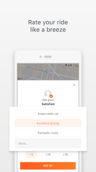 Descargar DiDi Pasajero: Pide tu viaje Mapas y navegación para Android captura de pantalla 7