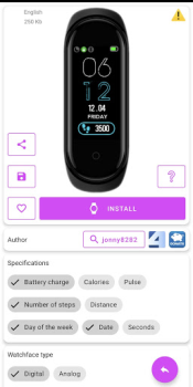 Descargar Mi Band 4 WatchFaces Herramientas para Android captura de pantalla 3