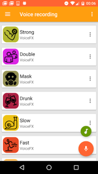 Descargar VoiceFX - cambio de voz con ef Entretenimiento para Android captura de pantalla 4