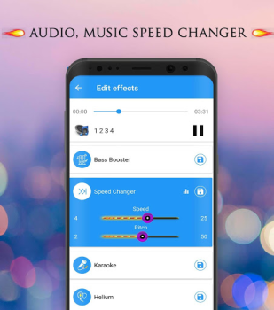 Descargar Modificador de voz con efectos Música y audio para Android captura de pantalla 2
