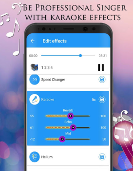 Descargar Modificador de voz con efectos Música y audio para Android captura de pantalla 5