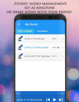 Descargar Modificador de voz con efectos Música y audio para Android captura de pantalla 6