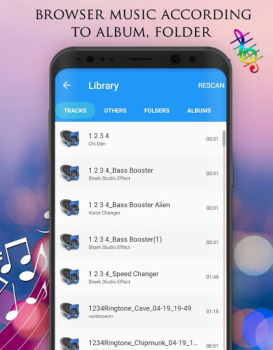 Descargar Modificador de voz con efectos Música y audio para Android captura de pantalla 7