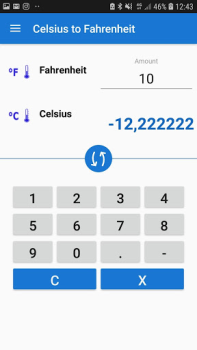 Descargar Celsius to Fahrenheit Convert Clima para Android captura de pantalla 2