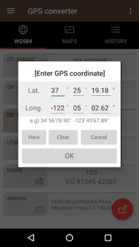 Descargar Convertidor GPS Herramientas para Android captura de pantalla 6