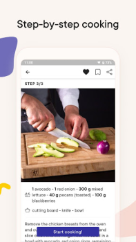 Descargar Kitchen Stories: Recipes Comida y bebida para Android captura de pantalla 2