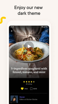 Descargar Kitchen Stories: Recipes Comida y bebida para Android captura de pantalla 7