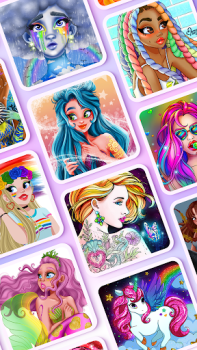 Descargar Coloring Fun: Color by Number Juegos casuales para Android captura de pantalla 2