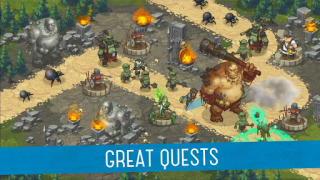 Descargar Orcs Warriors: Offline Tower Defense Estrategias para Android captura de pantalla 3