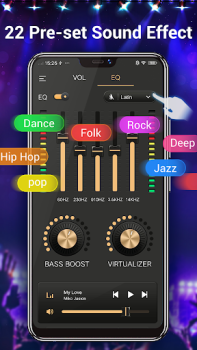 Descargar Ecualizador de música Pro Música y audio para Android captura de pantalla 4