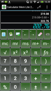 Calculadora con memoria