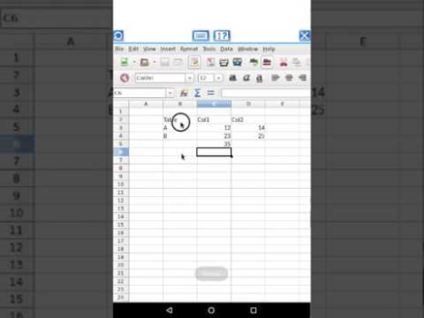 Descargar AndroCalc Editor de hojas para Trabajo para Android captura de pantalla 8