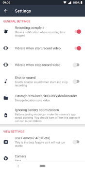 Descargar Quick Video Recorder Herramientas para Android captura de pantalla 6