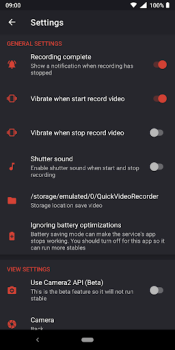 Descargar Quick Video Recorder Herramientas para Android captura de pantalla 7
