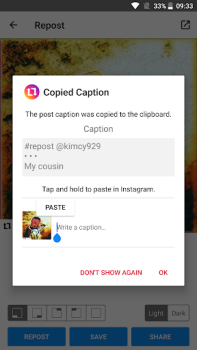 Descargar Regram - Repost for Instagram Herramientas para Android captura de pantalla 4