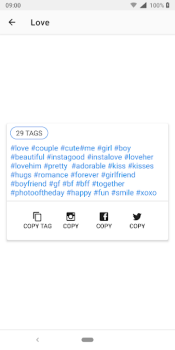 Descargar HashTags for Instagram Social para Android captura de pantalla 4