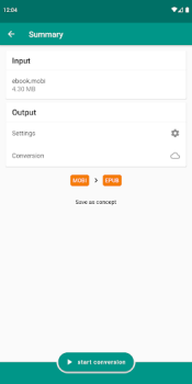Descargar Ebook Converter Libros y referencia para Android captura de pantalla 2