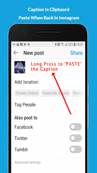Descargar Repost for Instagram - JaredCo Herramientas para Android captura de pantalla 5