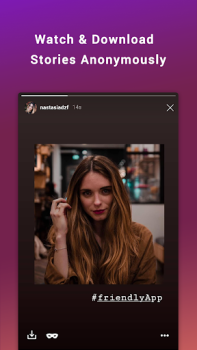 Descargar Friendly For Instagram Social para Android captura de pantalla 2