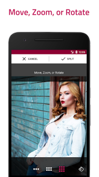 Descargar PhotoSplit Grid Maker Social para Android captura de pantalla 3