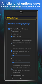 Descargar Always On Edge Personalización para Android captura de pantalla 3