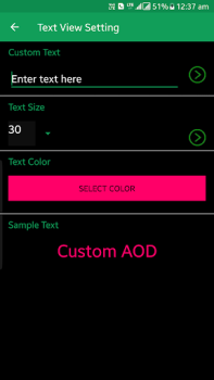 Descargar Custom AOD (AOD wallpapers) Personalización para Android captura de pantalla 4