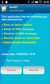 Descargar Anti Spy Mobile Free Herramientas para Android captura de pantalla 5