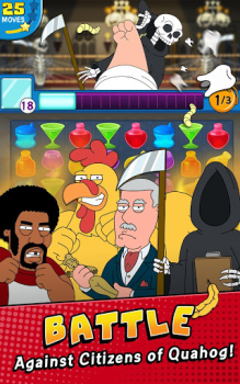 Descargar Family Guy Freakin Mobile Game Rompecabezas para Android captura de pantalla 3