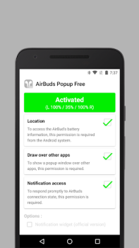 Descargar AirBuds Popup - airpod battery Herramientas para Android captura de pantalla 3