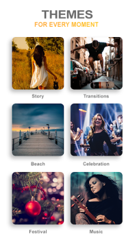 Descargar Presentación de fotos y videos Editores y reproductores de video para Android captura de pantalla 6
