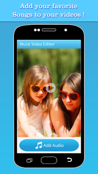 Descargar Music Video Editor Add Audio Editores y reproductores de video para Android captura de pantalla 2