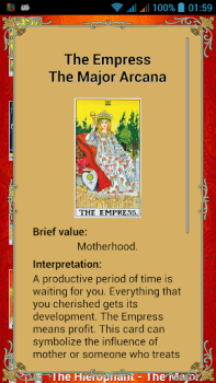 Descargar Tarot Cards Estilo de vida para Android captura de pantalla 2