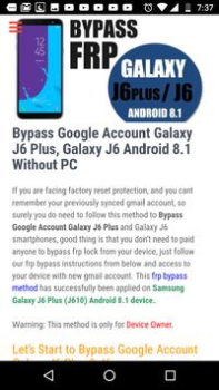Descargar Bypass FRP Lock Educación para Android captura de pantalla 4