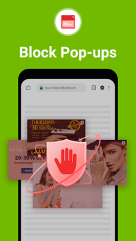 Descargar FAB Adblocker Browser: Adblock Comunicación para Android captura de pantalla 3