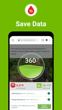 Descargar FAB Adblocker Browser: Adblock Comunicación para Android captura de pantalla 7