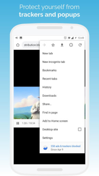 Descargar Kiwi Browser - Fast & Quiet Comunicación para Android captura de pantalla 2