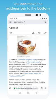 Descargar Kiwi Browser - Fast & Quiet Comunicación para Android captura de pantalla 4