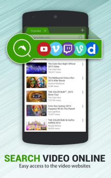 Descargar Dolphin Video – Flash Player Editores y reproductores de video para Android captura de pantalla 2