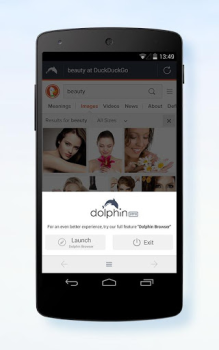 Descargar Dolphin Zero Incognito Browser Comunicación para Android captura de pantalla 3