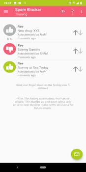 Descargar Email Spam Blocker Trabajo para Android captura de pantalla 2