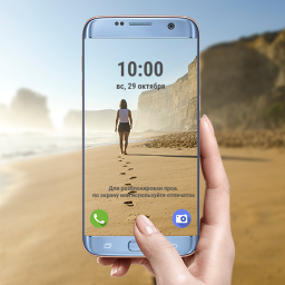 Logotipo Transparent phone. Wallpaper