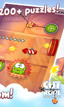Descargar Cut the Rope: Experiments Rompecabezas para Android captura de pantalla 2