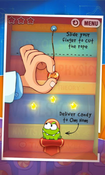 Descargar Cut the Rope: Experiments Rompecabezas para Android captura de pantalla 5