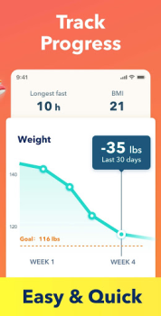 Descargar 168 Intermittent Fasting App Salud y estado fisico para Android captura de pantalla 3