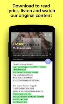 Descargar Genius — Song Lyrics Finder Música y audio para Android captura de pantalla 2